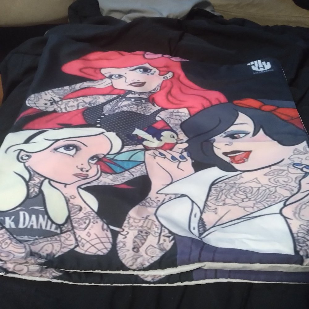 Disney princesses gone wild set of 2 pillow cases. Never used or filled.